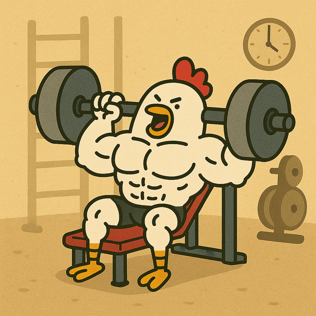 Ragebeak at the gym